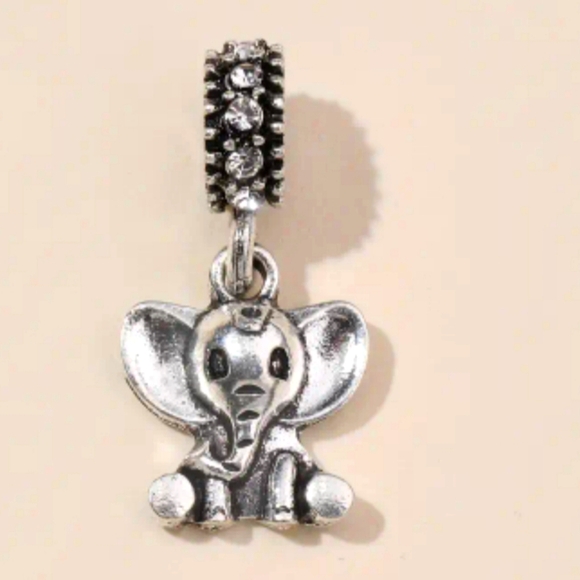 BOHO  ELEPHANT  Charm Will FIT Pandora and other European Systems - Picture 1 of 5